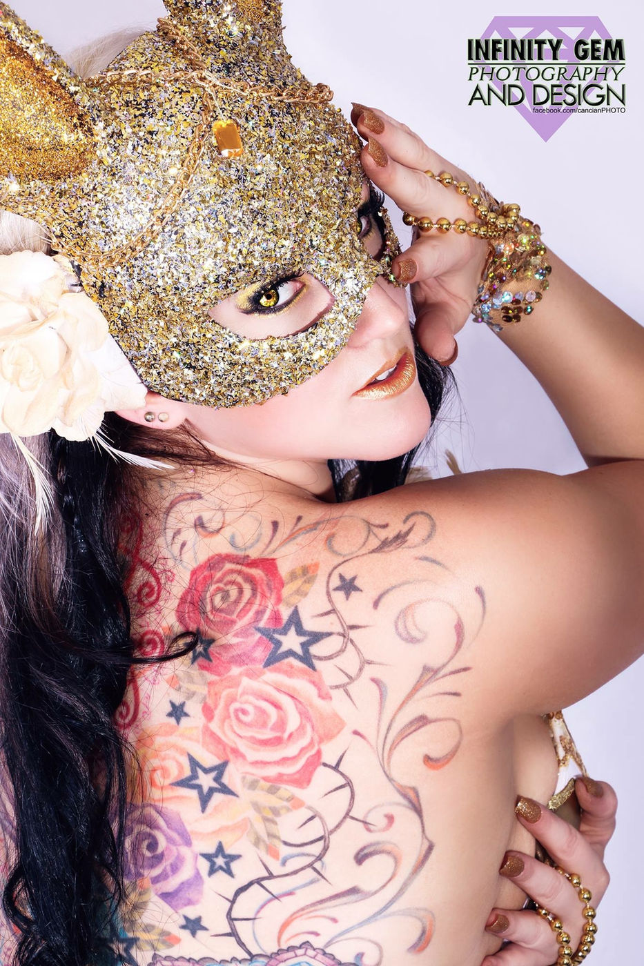 High-class Taupo entertainer in a glamour photoshoot