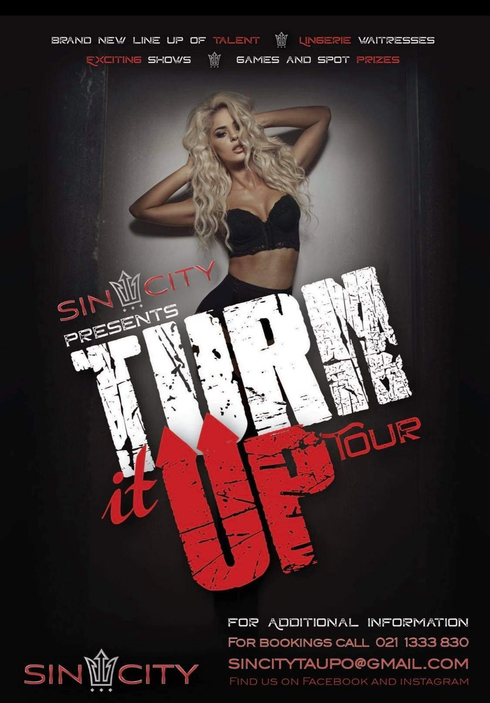Sin City Taupo performer &mdash; join our team